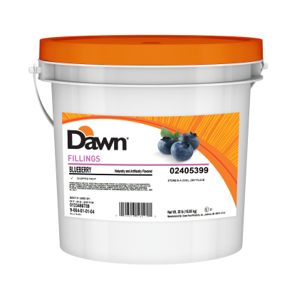 Chopped Blueberry Filling, 35#