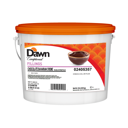 Chocolate Bavarian Creme Filling, 22#