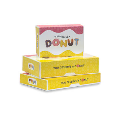 Half Doze Donut Box, 10x6.25x3.5, 200 ct