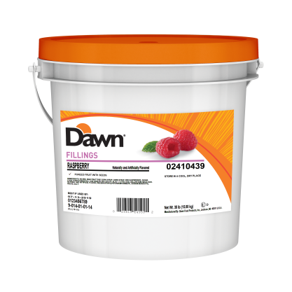With Seeds Pureed Raspberry Filling, 35# Bucket