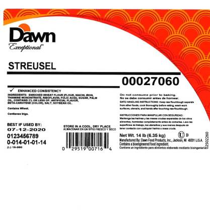 Streusel, 14#